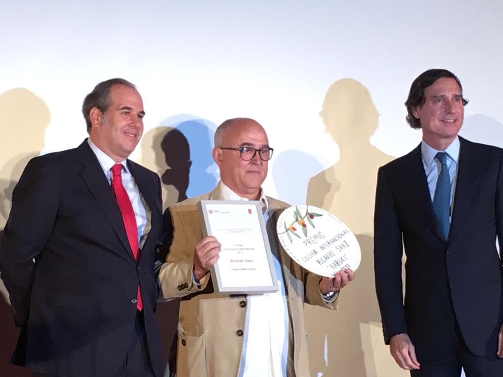 Pilar Latorre de WorldCuisine en los Premios de Gastronomía de La Comunidad de Madrid.